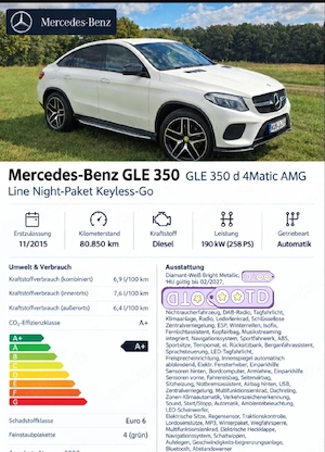 Mercedes-Benz GLE 350 d AMG Line 