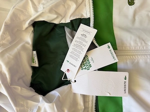 Stylischer Lacoste Tracksuit XXL | Grün Weiß | Neu mit Etiketten
