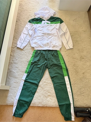 Lacoste Tracksuit XXL   Grün Weiß | Neu mit Etiketten