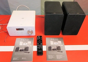 HIFI-ANLAGE mit USB, CD, AUX, SD-Karte, Radio, Bluetooth