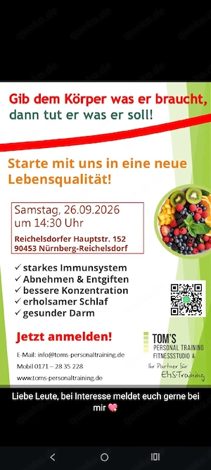 Starte mit uns in eine neue Lebensqualität 