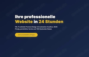 Moderne Website für kleine Unternehmen - ab 350  