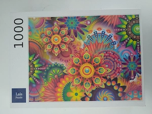 Puzzle 1000 Teile Geometrische Blumenformen