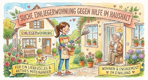 Fühlen Sie sich einsam in Ihrem Haus und haben Sie eine Einliegerwohnung dann bin ich die richtige