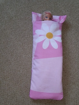 Schlafsack für Barbie verschiedene Modelle