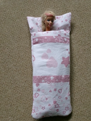 Schlafsack für Barbie verschiedene Modelle