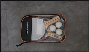 Pro Spin Tischtennis-Set mit Schlägern und Bällen