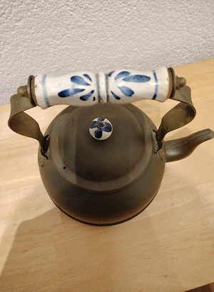 Teekanne Kupfer antik sehr gut erhalten