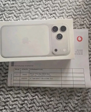 Iphone 17 pro Max Versiegelt 256gb