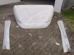 Spoiler Windabweiser Dachspoiler mit Seitenteilen für Mercedes Sprinter Nutzfahrzeug 