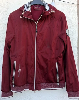 NEUE Kapuzen Reitjacke FELIX BÜHLER Gr. XL 44-46 dunkles bordeaux
