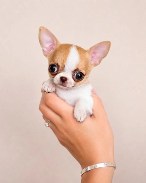 Süße Chihuahua-Welpen suchen ein neues Zuhause