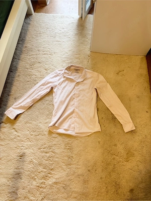 SMOG Slim Fit Herrenhemd Weiß Gr. S | Easy Care