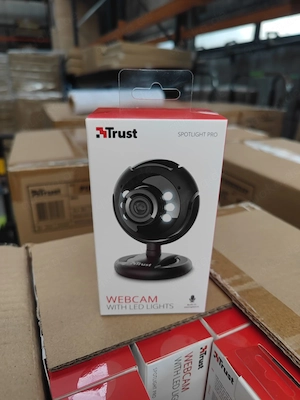 250 Stück Trust SpotLight Webcam Großhandel Restposten Sonderposten Abverkauf