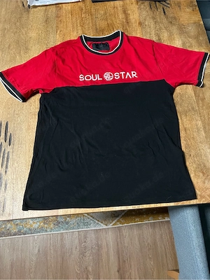 Soulstar Shirt Schwarz Rot XL