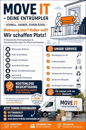 Haushaltsauflösung Wohnungsauflösung Entrümpleung