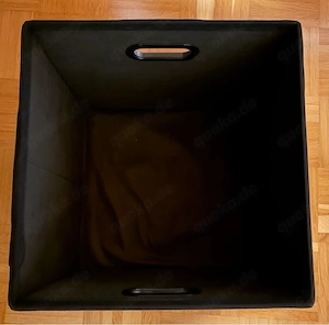 Sitzbox Kunstleder schwarz