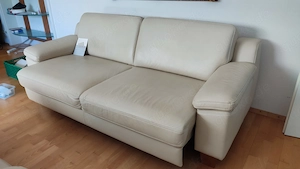 Ledersofa elektrisch 