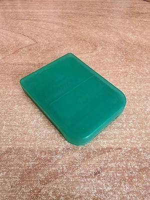 Original Sony PS1 Playstation Memory Card SCPH-1020 Green Transparent