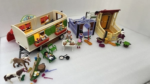 Playmobil 7051  - Pony Reitercamp mit Pferdeboxen