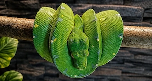 Grüner Baumpython Morelia Viridis abzugeben: