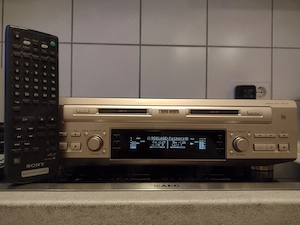 Sony MDS-W1 Dual MiniDisc Player7Recorder mit original Fernbedienung