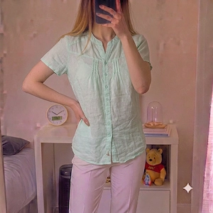 MEXX Sommerbluse Kurzarm Größe 40 