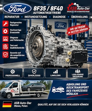 Ford 8F35 8F40 Automatikgetriebe Reparatur Instandsetzung