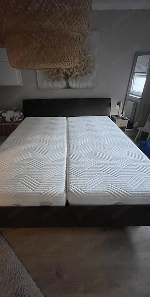 Boxspringbett mit Bettkasten RUF 180x200 cm mit Tempura Matratzen