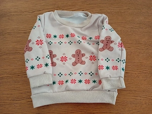 Pullover beige Lebkuchenmann 86 Shein 