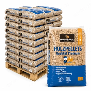 3 Paletten Pellets von WOODSTOCK
