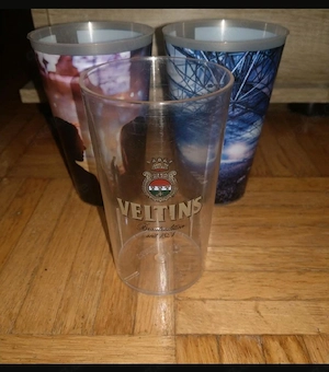 3x Veltins Becher   Schalke   Fußball   Sammeln 