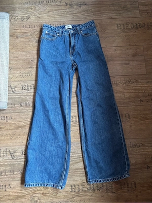 ONLY Damen Jeans Hosen Blau Rohr   Wide Jeans Gr. S   25 30 Vintage