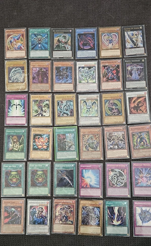 Yu-Gi-Oh Karten, Dunkler Magier, weisser Drache  .. viele vor 2005.