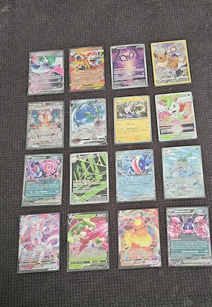 Pokemon Karten, Rayquaza V , Glurak ex 