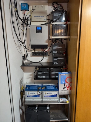 Notstrom Inselanlage 24V komplett + Victron + Akkus 499 
