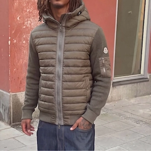 moncler cardigan khaki Grösse M