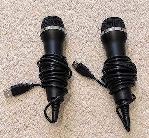 Praktische 2x USB-Mikrofone | Plug & Play | Kompakt & Sofort Einsatzbereit