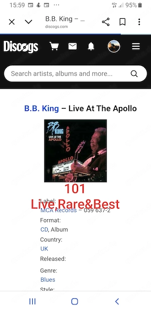 B.B.King101BluesAZ AaronZzTop AmbrosZander
