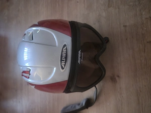  Alpina Skihelm (Gr. 51 55) + Alpina Skibrille