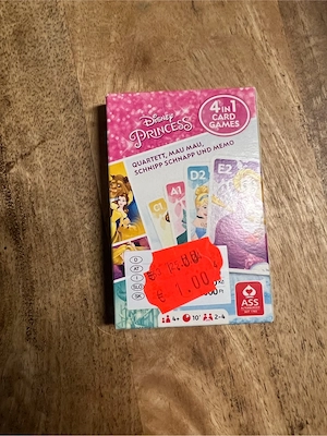 Disney Princess 4 in 1 Card Games