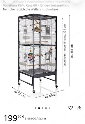 Montana Cages Vogelvoliere Voliere Vogelkäfig wie NEU 