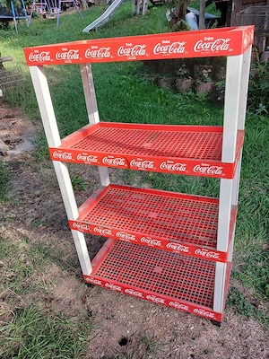 Coca Cola Vintage REGAL WERBEDISPLAY Ladeneinrichtung