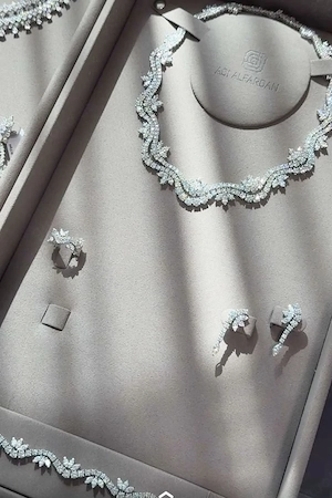 Großes Diamant-Parure der Haute Joaillerie