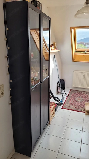 Schrank mit Glastüren Billy Oxberg