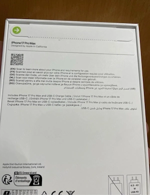 iphone 17 pro max 2tb neu 