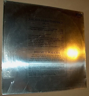 B LPK BACH WALCHA HIFI ORGEL HELMUT WALCHA 2565002 Archiv Produktion Langspielplatte Album Vinyl  A