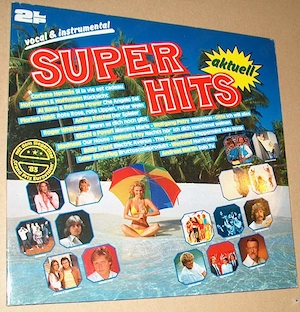 B LPS DA Super Hits aktuell vocal+instrumental 1982 83 Doppelalbum Schallplatte Sampler  Auslösung d