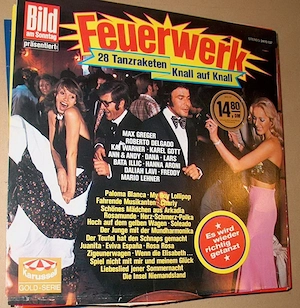 B LPS Feuerwerk 28 Tanzraketen KNALL AUF FALL 1974 75 Karussell 2415137 LP 1975 Schallplatte Sampler