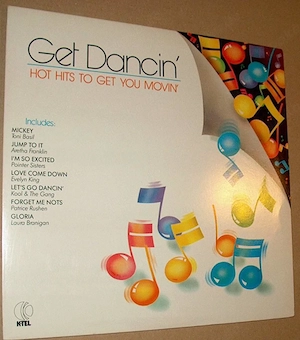 B LPS Get dancin  Hot Hits to get You Movin 1983 K-TEL Presents TU3110 USA Langspielplatte Sampler 